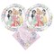 Disney Princess Birthday Party Supplies Bundle with Disney Princess Cake Plates & Disney Princess Napkins - Serves 16